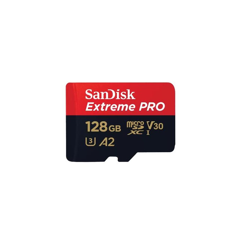 SANDISK EXTREME PRO MICROSDXC 128GB + SD