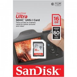 SANDISK SECURE DIGITAL ULTRA SDHC 16GB