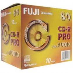 FUJIFILM CONSUMABILI CD-R AUDIO 80 PRO JCASE CONF 10PZ