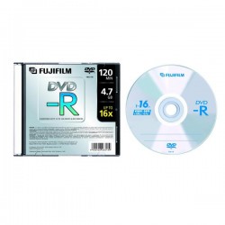 FUJIFILM CONSUMABILI DVD-R 16X 4 7GB SLIM CONFEZ. 10 PZ