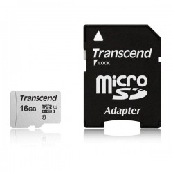 TRANSCEND 16GB UHS-I U1 MICROSD WITH ADAPTER
