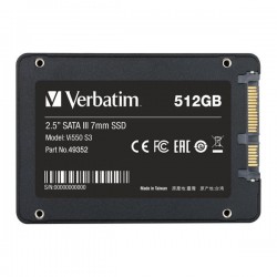 VERBATIM 512GB SATA3 2.5 SSD 7MM  VI550