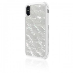 WHITE DIAMONDS REAL PEARL COVER IPHONE XS/X WHITE