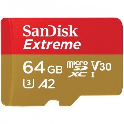 SANDISK MICRO SDXC EXTREME 64GB ACTION