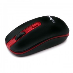 NILOX PC COMPONENTS MOUSE WIRELESS BLACK/RED 1600 DPI