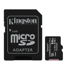 KINGSTON TECHNOLOGY 64GB MICSD CANVASSELECTPLUS+ADP