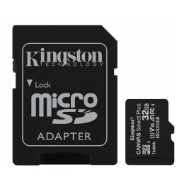 KINGSTON TECHNOLOGY 32GB MICSD CANVASSELECTPLUS + ADP