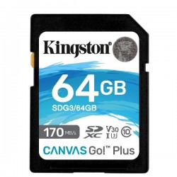 KINGSTON TECHNOLOGY 64GB SDXC CANVAS GO PLUS 170R