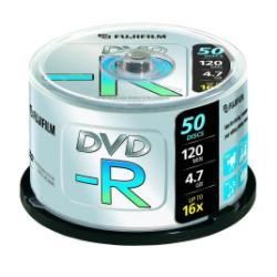 FUJIFILM CONSUMABILI BOX DVD-R 4 7GB 16X CAMPANA 50 PZ
