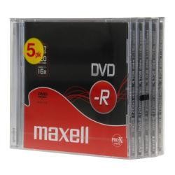 MAXELL DVD-R  4.7GB  16X  JEWEL C. CF.5  F