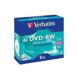 VERBATIM DVD-RW  4.7 GB  4X     CONF.5     S