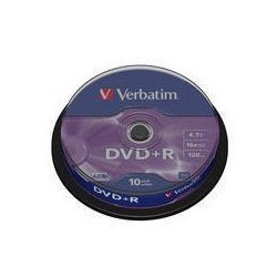 VERBATIM SPINDLE 10 DVD+R 4 7GB 16X CF.10  S