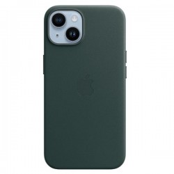 APPLE TELEFONIA IPHONE 14 LEATHER CASE FOREST GREEN