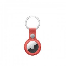 APPLE AIRTAG FINEWOVEN KEY RING CORAL