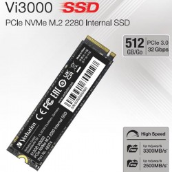 VERBATIM VI3000 512GB M2 2280 PCIE GEN3X4