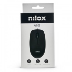 NILOX PC COMPONENTS MOUSE OTTICO USB 1600DPI BLACK