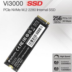 VERBATIM VI3000 256GB M2 2280 PCIE GEN3X4