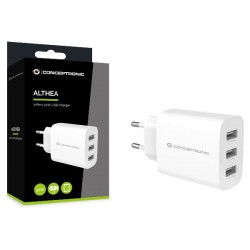 CONCEPTRONIC 3-PORT 30W USB CHARGER  USB-A X 3