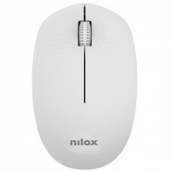 NILOX PC COMPONENTS MOUSE WIRELESS SILVER