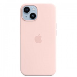 APPLE TELEFONIA IPHONE 14 SILICONE CASE CHALK PINK
