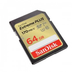SANDISK SECURE DIGITAL EXTREME PLUS 64GB