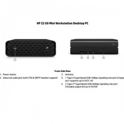 HP INC Z2 MINI G9 I7 VPRO 32GB/1TB T400