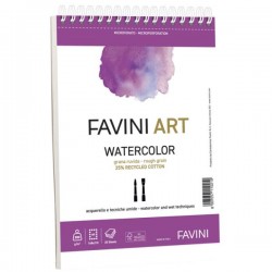 CARTOTECNICA FAVINI CF5 FAVINI ART WATERCOLOUR SPIR A5