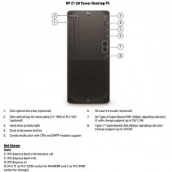 HP INC Z1 G9 TWR PROXY SIN I5 32/1TB W1