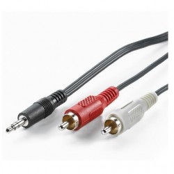 NILOX PC COMPONENTS CAVO AUDIO 1.5MT JACK TO 2 X RCA
