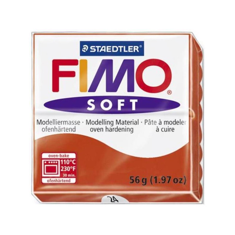 FIMO FIMO SOFT 57 G ROSSO INDIGO
