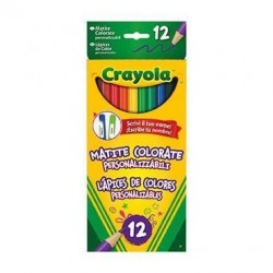 Crayola CF12 MATITE COLORATE PERS.ZZABILI
