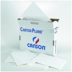 CANSON CF28FG.CARTON PLUME CL A3 3MM BIANC