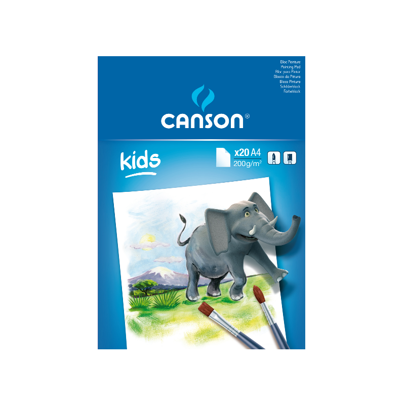 CANSON ALBUM COLORATO KIDS A4 200G 20FG