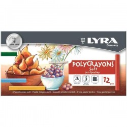 LYRA CF12 POLYCRAYONS SOFT