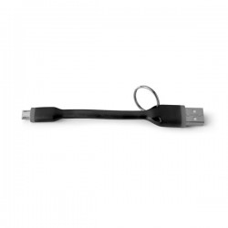 CELLY USB-A TO MICROUSB 12W CABLE 12CM BK