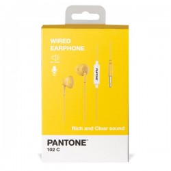 PANTONE PANTONE WIRED EARPHONE 3.5MM YELLOW