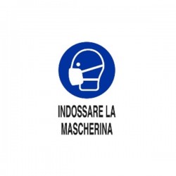 Mascherine INDOSSARE LA MASCHERINA 30X20 AL