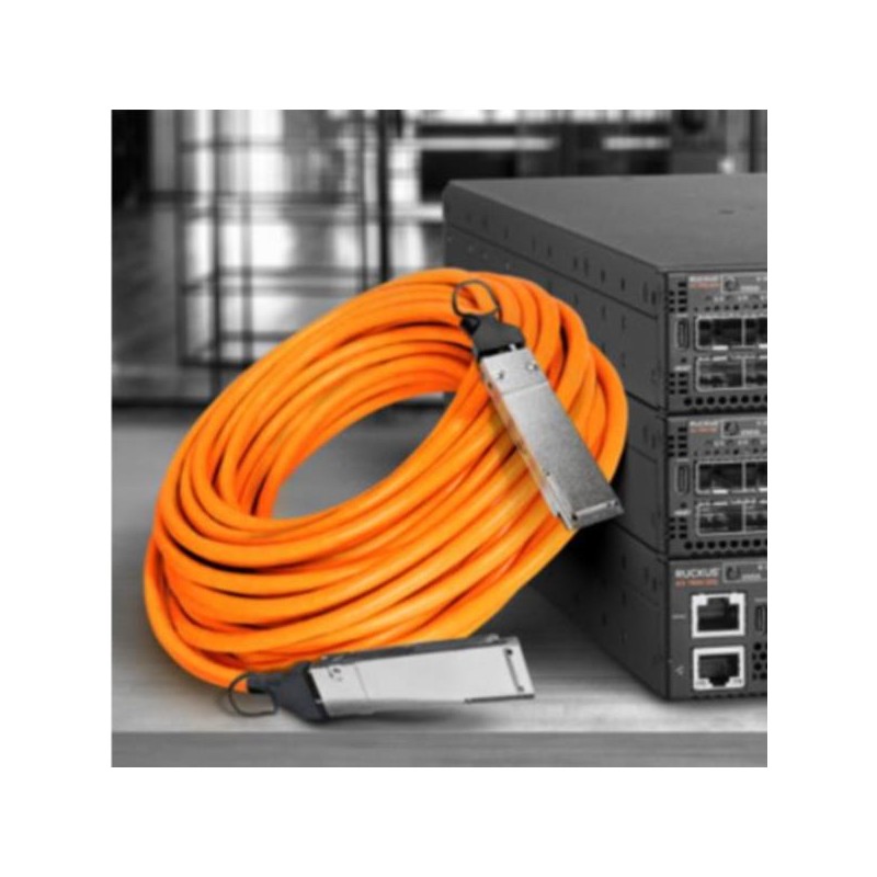 RUCKUS NETWORKS 40GBASE-SR4 QSFP+ OPTIC 100M MMF 8-