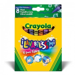 Crayola CF8 MAXI PASTELLI LAVABILISSIMI