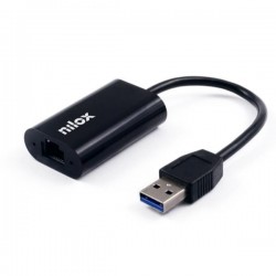 NILOX PC COMPONENTS ADATTATORE USB A - RJ45 M/H