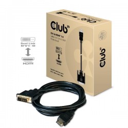 CLUB3D DVI-D TO HDMI 1.4 CABLE M/M 2M