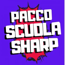 SHARP CALCOLO PACK SCUOLA 2023 - 15 PEZZI