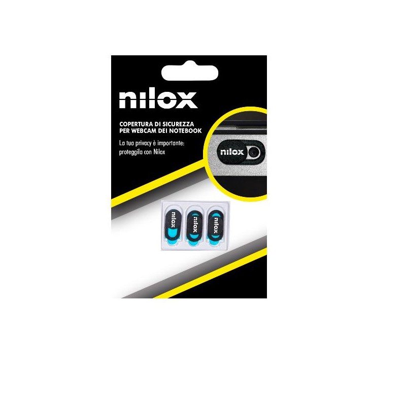 NILOX PC COMPONENTS COPRI WEBCAM PRIVACY 3PZ NERO